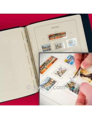 FRANCE SF : 1849-1944 (avec pochettes) LEUCHTTURM 2