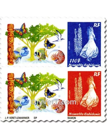n° 1119/1120 - Timbre Nelle-Calédonie Poste 2