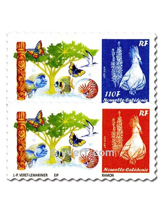 n° 1119/1120 - Timbre Nelle-Calédonie Poste