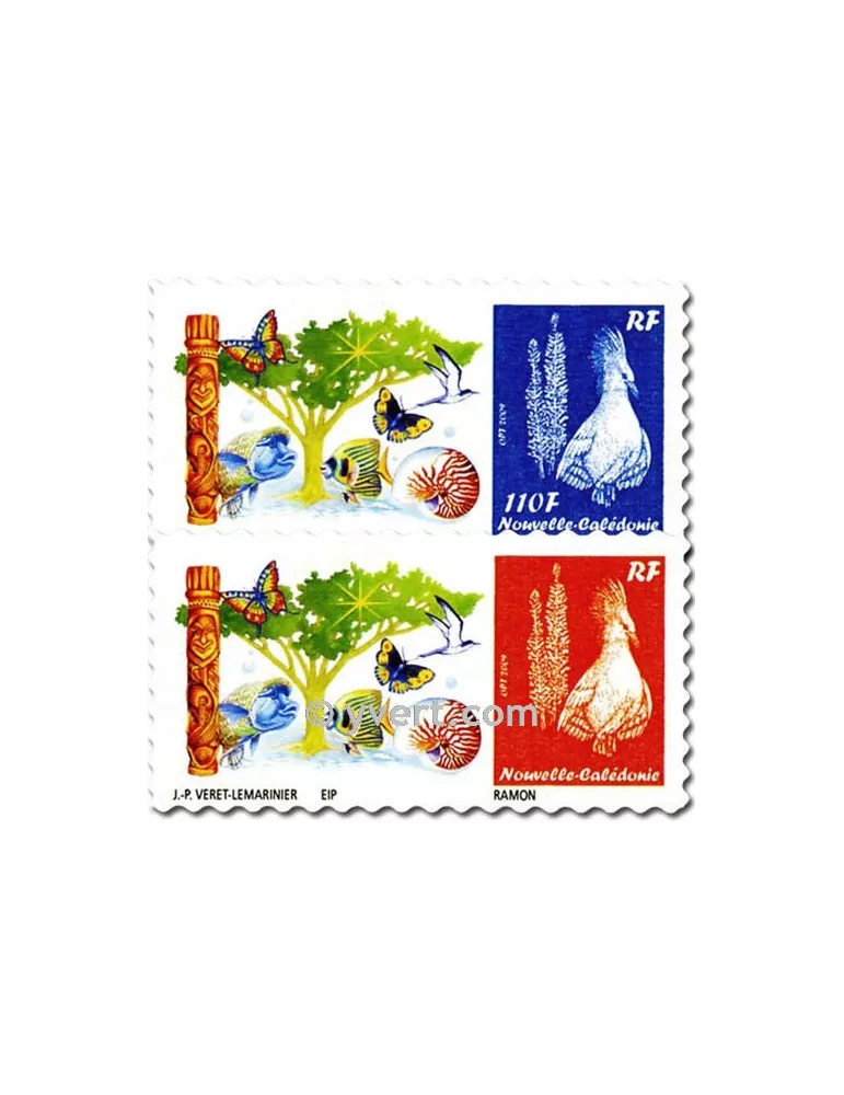 n° 1119/1120 - Timbre Nelle-Calédonie Poste