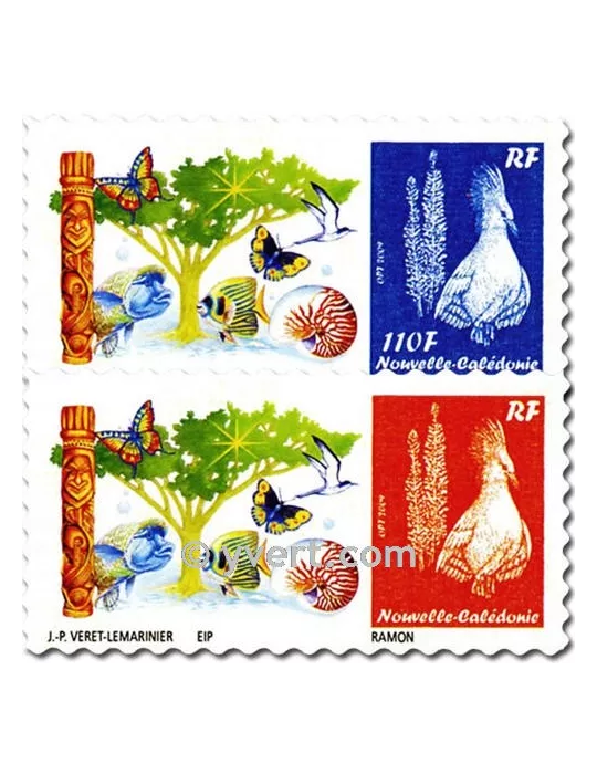 n° 1119/1120 - Timbre Nelle-Calédonie Poste