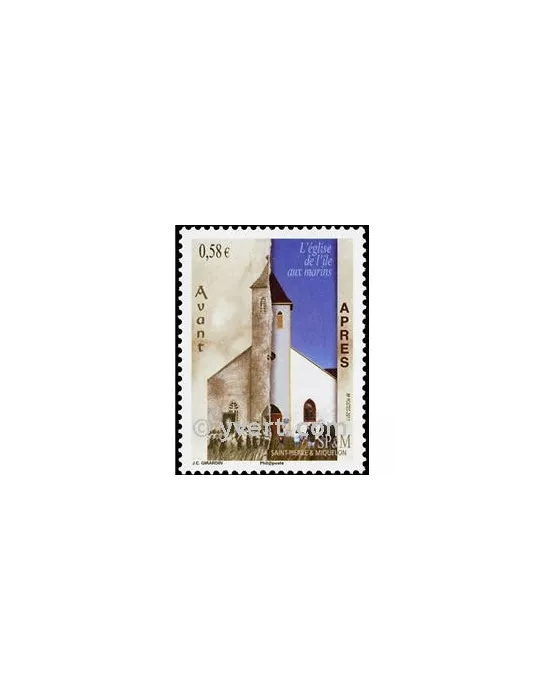 n° 1000 - Timbre Saint-Pierre et Miquelon Poste