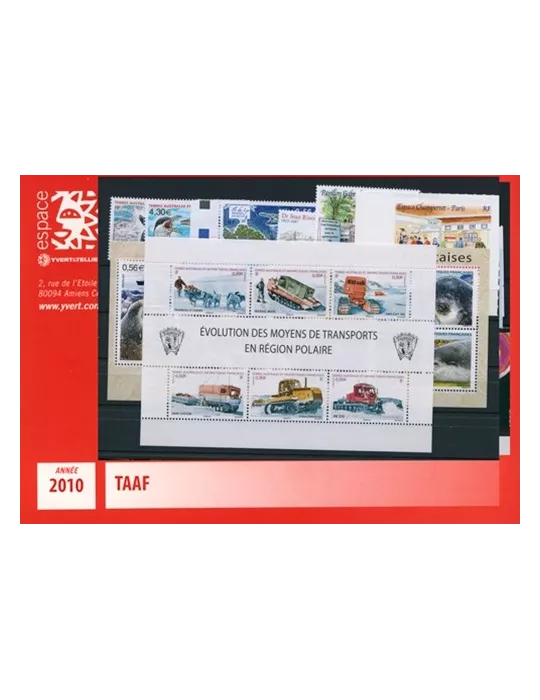 n° 552/577 - Timbre TAAF Année complète (2010)