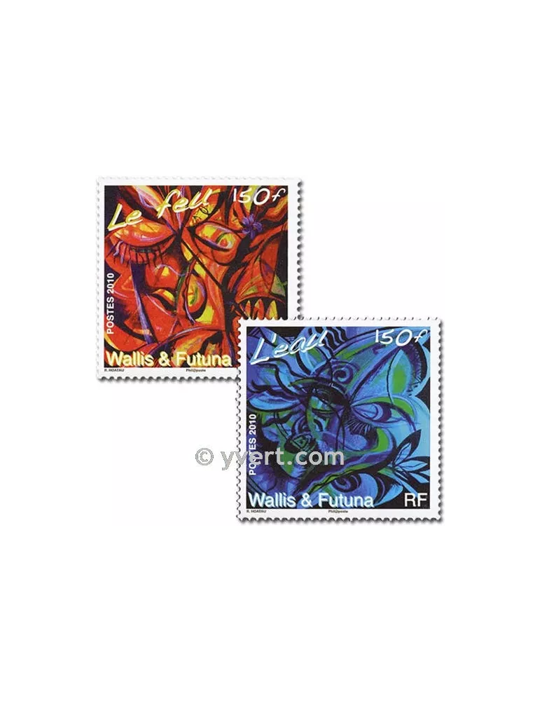 n° 742/743 - Timbre Wallis et Futuna Poste