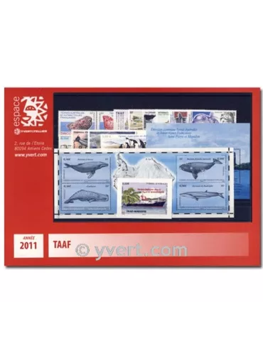 n° 578/601 - Timbre TAAF Année complète (2011)