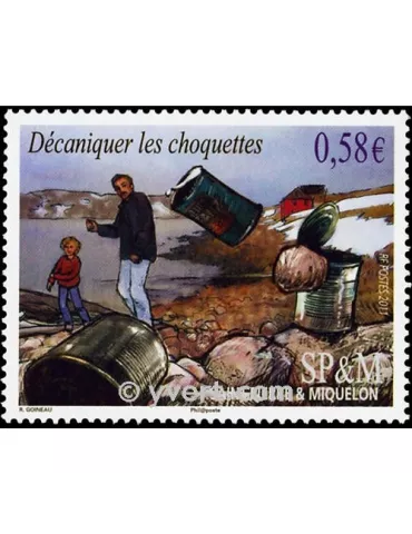 n° 1008 - Timbre Saint-Pierre et Miquelon Poste 2