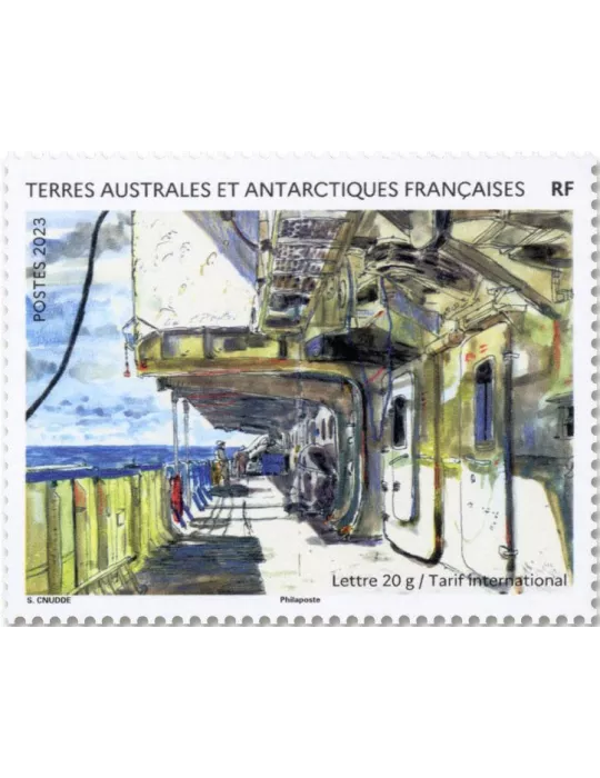 n° C1050 - Timbre TAAF Poste (CARNET MARION DUFRESNE)