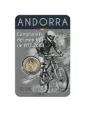 BU : 2 EURO COMMEMORATIVE 2024 : ANDORRE (Championnat du monde de VTT)
