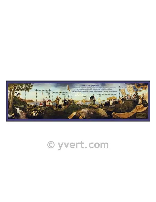 n° 18 - Timbre Saint-Pierre et Miquelon Bloc et feuillets