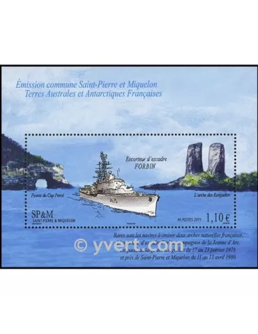 n° 1022 (BF 19) - Timbre Saint-Pierre et Miquelon Poste 2