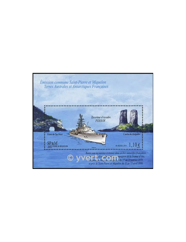 n° 1022 (BF 19) - Timbre Saint-Pierre et Miquelon Poste