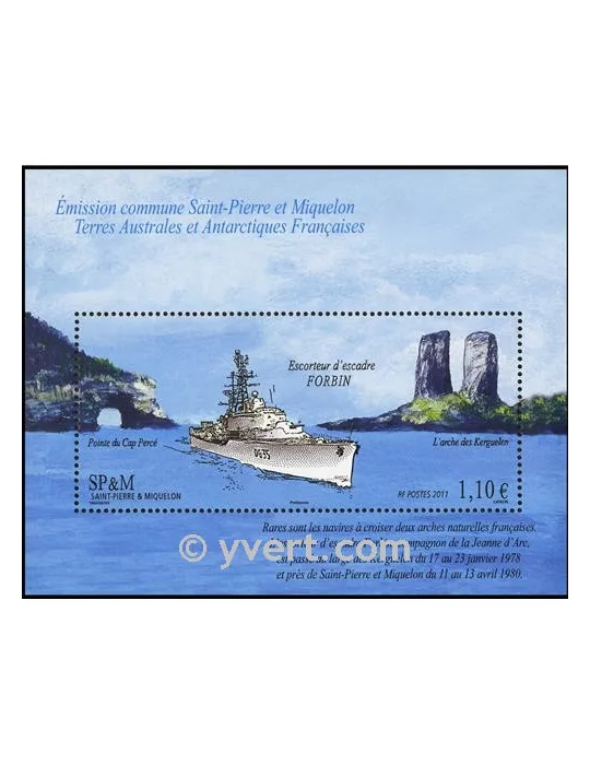 n° 19 - Timbre Saint-Pierre et Miquelon Bloc et feuillets