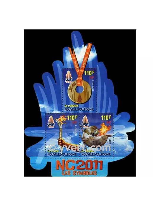 n° 44 - Timbre Nelle-Calédonie Bloc et feuillets