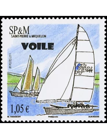n° 1009 - Timbre Saint-Pierre et Miquelon Poste 2