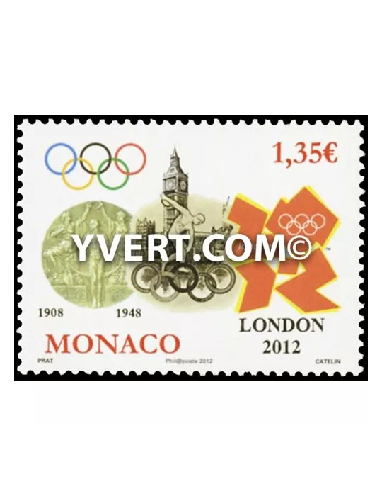 n° 2836 - Timbre Monaco Poste
