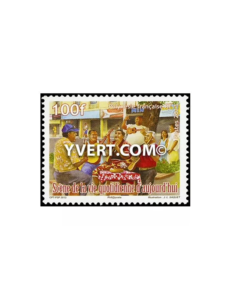 n° 1014 - Timbre Polynésie Poste