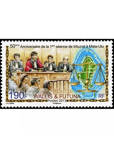 n° 786 - Timbre Wallis et Futuna Poste 2