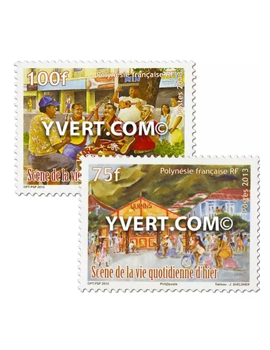 n° 1013/1014 - Timbre Polynésie Poste