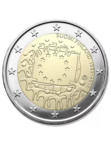 2 EURO COMMEMORATIVE 2015 : FINLANDE (30e anniversaire du drapeau européen) 2