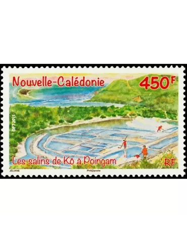 n° 1237 - Timbre Nelle-Calédonie Poste 2