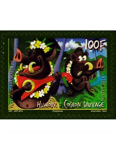 n° 1058 - Timbre Polynésie Poste 2