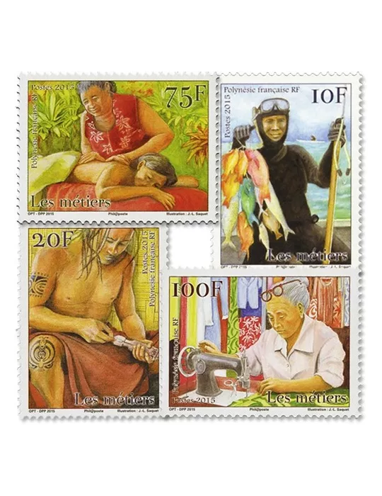 n° 1079/1082 - Timbre Polynésie Poste