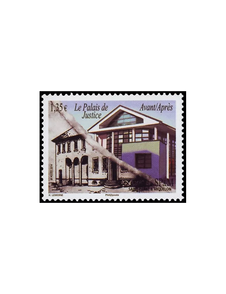 n° 1111 - Timbre Saint-Pierre et Miquelon Poste