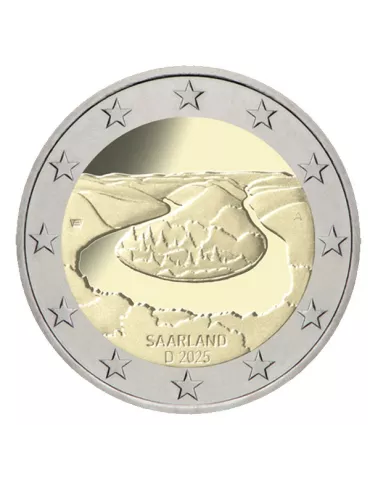 2 EURO COMMEMORATIVE 2025 : ALLEMAGNE (Présidence de Sarre au Bundesrat)