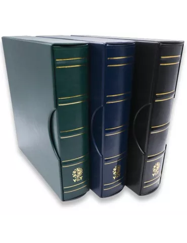 ALBUM FUTURA PRESTIGE (Album pour timbres à anneaux) : Etui + reliure