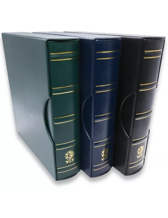 ALBUM FUTURA PRESTIGE (Album pour timbres à anneaux) : Etui + reliure