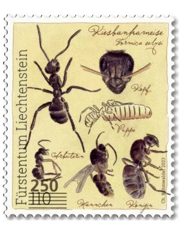 n° 2051D/2021D - Timbre LIECHTENSTEIN Poste