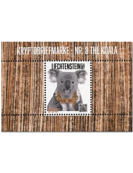 n° F11 - Timbre LIECHTENSTEIN Timbres Crypto