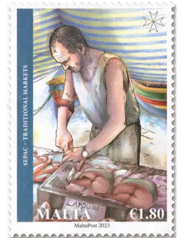 n° 2126/2127 - Timbre MALTE Poste