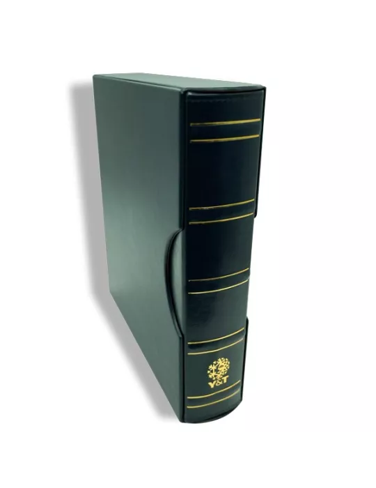 ALBUM FUTURA PRESTIGE (Album pour timbres à anneaux) : Etui + reliure