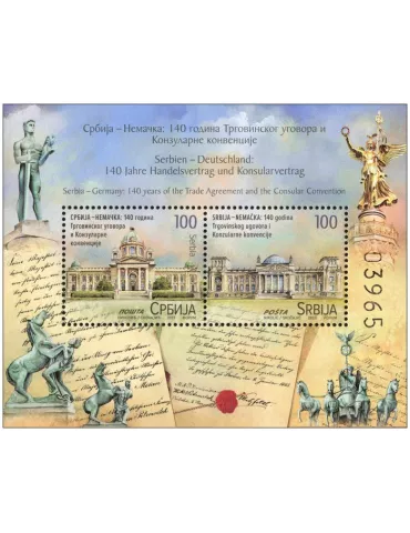 n° 38 - Timbre SERBIE Blocs et feuillets