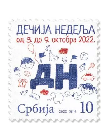 n° 88 - Timbre SERBIE Timbres de bienfaisance