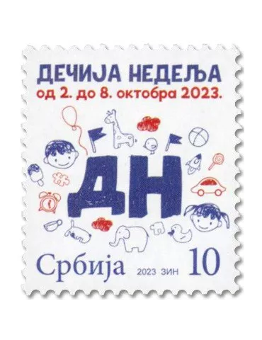 n° 91 - Timbre SERBIE Timbres de bienfaisance