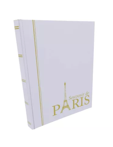 PERFECTA : Classeur fixe pour timbres Souvenir de Paris (Petit modèle-Pages Noires-16p.) 2