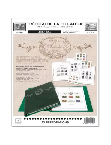 TRESORS DE LA PHILATELIE SC : 2014 (JEUX AVEC POCHETTES)
