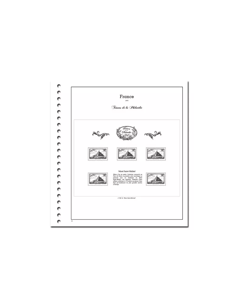 TRESORS DE LA PHILATELIE SC : 2015 (JEUX AVEC POCHETTES)