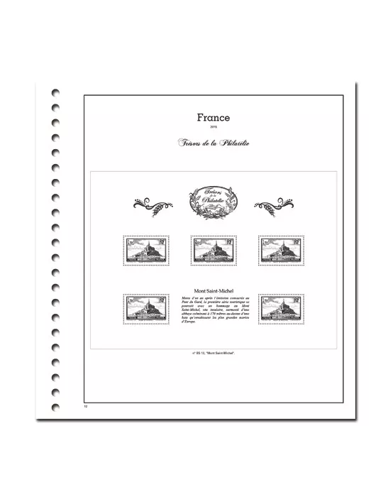 TRESORS DE LA PHILATELIE SC : 2015 (JEUX AVEC POCHETTES)
