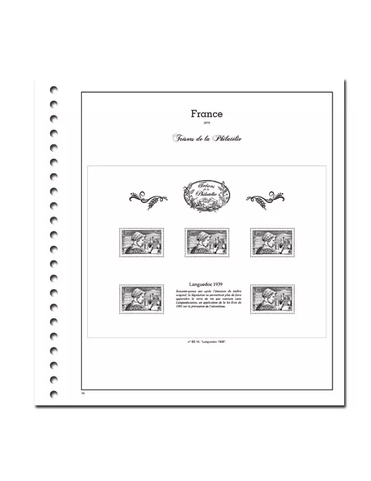 TRESORS DE LA PHILATELIE SC : 2015 (JEUX AVEC POCHETTES)