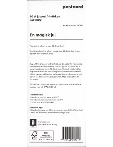 n° C3422 - Timbre SUEDE Carnets