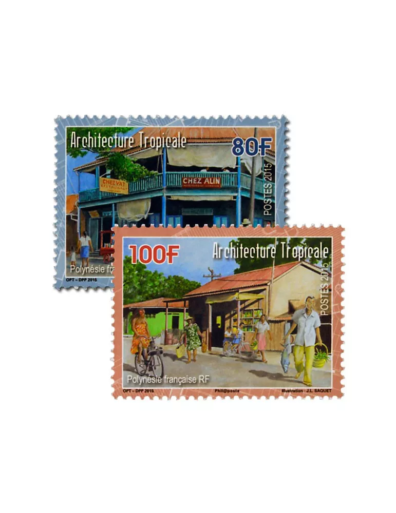 n° 1090/1091 - Timbre Polynésie Poste