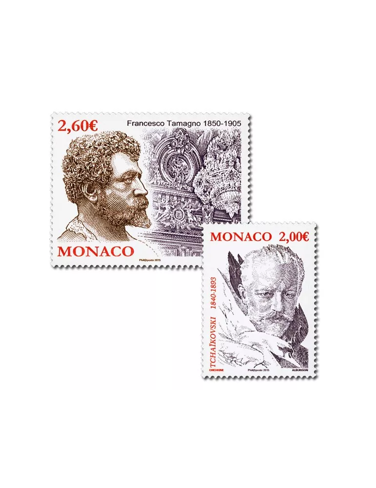 n° 3001/3002 - Timbre Monaco Poste