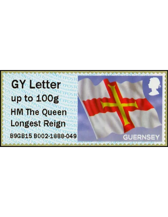 n° 6 - Timbre GUERNESEY Timbres de distributeurs