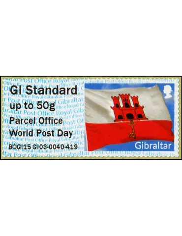 n° 7 - Timbre GIBRALTAR Timbres de distributeurs