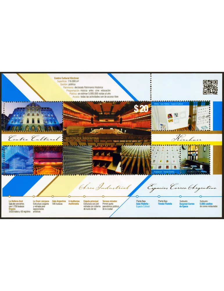 n° 145 - Timbre ARGENTINE Blocs et feuillets