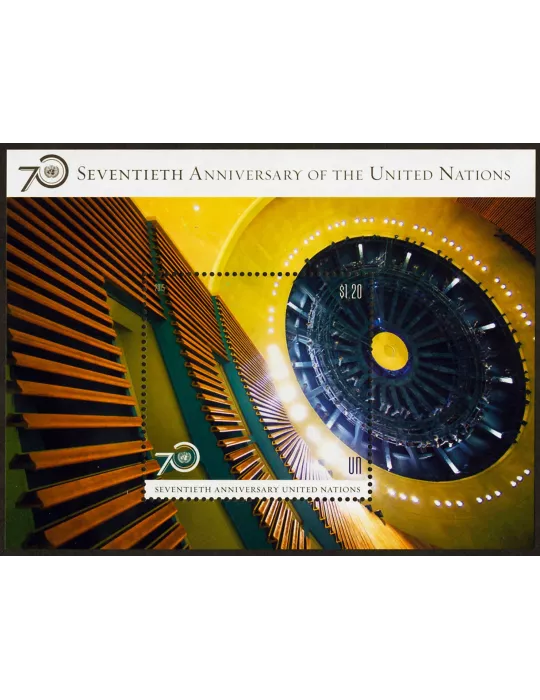 n° 33 - Timbre ONU NEW YORK Blocs et feuillets