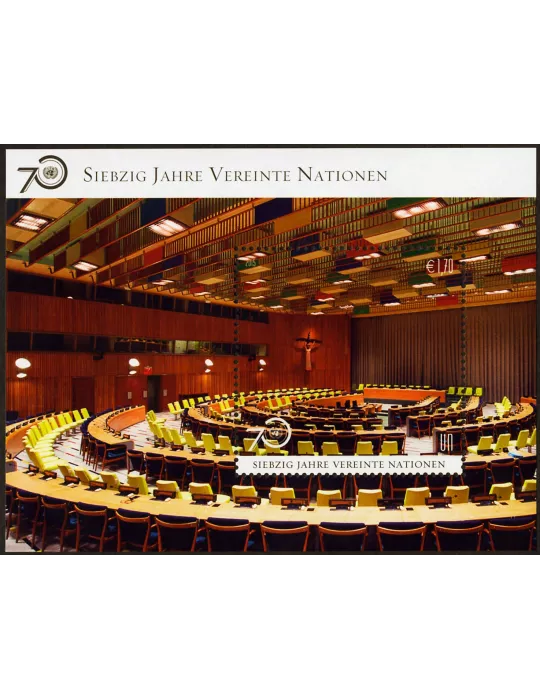 n° 25 - Timbre ONU VIENNE Blocs et feuillets